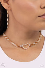 Load image into Gallery viewer, Paparazzi Accessories - Rows of Romance - Gold