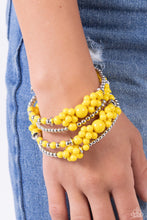 Load image into Gallery viewer, Paparazzi Accessories - Compelling Clouds - Yellow
