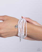 Load image into Gallery viewer, Paparazzi Accessories - Swirling Shopaholic - White