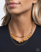 Load image into Gallery viewer, Paparazzi Accessories - Beaded Behavior - Yellow