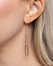 Load image into Gallery viewer, Paparazzi Accessories - Falling For A Shooting Star - Rose Gold