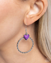 Load image into Gallery viewer, Paparazzi Accessories - Heart Holiday - Purple