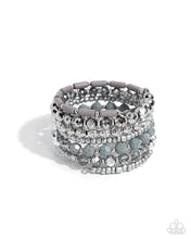 Load image into Gallery viewer, Paparazzi Accessories - Stacked Surprise - Silver