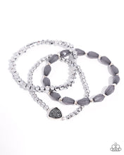 Load image into Gallery viewer, Paparazzi Accessories - Druzy Decadence - Silver