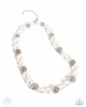 Load image into Gallery viewer, Paparazzi Accessories - Posh Pattern - White
