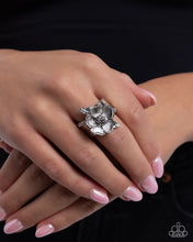 Load image into Gallery viewer, Paparazzi Accessories - Floral Fact - Silver