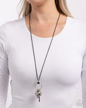 Load image into Gallery viewer, Paparazzi Accessories - Up to Bat - Black Lanyard