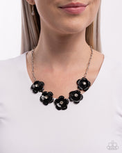Load image into Gallery viewer, Paparazzi Accessories - Flower Chain - Black