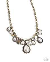 Load image into Gallery viewer, Paparazzi Accessories - Complete Look - Pearly Pact - Brass