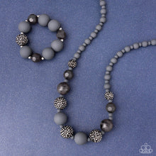 Load image into Gallery viewer, Paparazzi Accessories - Hematite Hallmark - Complete Look - Silver