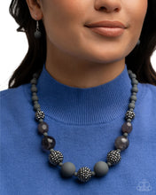 Load image into Gallery viewer, Paparazzi Accessories - Hematite Hallmark - Complete Look - Silver