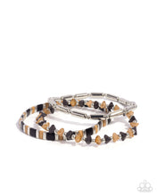 Load image into Gallery viewer, Paparazzi Accessories - Serendipitous Stack - Black