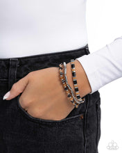 Load image into Gallery viewer, Paparazzi Accessories - Serendipitous Stack - Black