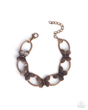 Load image into Gallery viewer, Paparazzi Accessories - Complete Look - Fluttering Form - Copper