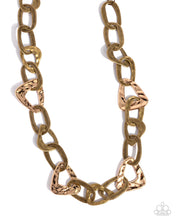 Load image into Gallery viewer, Paparazzi Accessories - Triangle Triumph - Brass