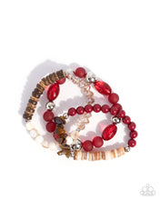 Load image into Gallery viewer, Paparazzi Accessories - Seasonal Stretch - Red