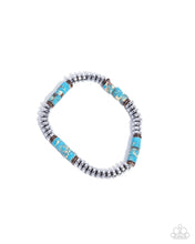 Load image into Gallery viewer, Paparazzi Accessories - Marbled Mecca - Blue