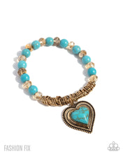 Load image into Gallery viewer, Paparazzi Accessories - Horseshoe Heartthrob - Gold