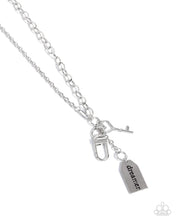 Load image into Gallery viewer, Paparazzi Accessories - Dreamy Direction - Silver Lanyard