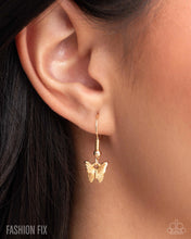 Load image into Gallery viewer, Paparazzi Accessories - Fluttering Fringe - Gold