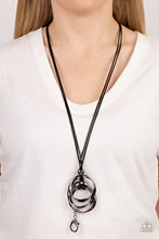 Load image into Gallery viewer, Paparazzi Accessories - Harmonious Hardware - Black Lanyard