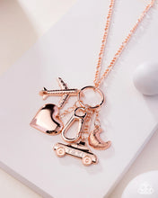 Load image into Gallery viewer, Paparazzi Accessories - World Tour - Rose Gold Lanyard