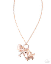 Load image into Gallery viewer, Paparazzi Accessories - World Tour - Rose Gold Lanyard