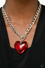 Load image into Gallery viewer, Paparazzi Accessories - GLASSY-Hero - Red