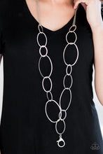 Load image into Gallery viewer, Paparazzi Accessories - City Circuit - Silver Lanyard