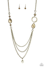 Load image into Gallery viewer, Paparazzi Accessories - Rebels Have More Fun - Brass Lanyard