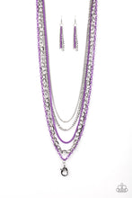 Load image into Gallery viewer, Paparazzi Accessories - Industrial Vibrance - Purple Lanyard