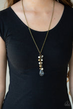 Load image into Gallery viewer, Paparazzi Accessories - Teardrop Serenity - Brass