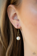 Load image into Gallery viewer, Paparazzi Accessories - Teardrop Serenity - Brass