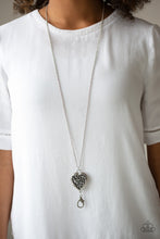 Load image into Gallery viewer, Paparazzi Accessories - For The Love - Silver Lanyard