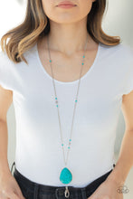 Load image into Gallery viewer, Paparazzi Accessories - Desert Meadow - Blue Lanyard