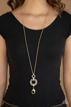 Load image into Gallery viewer, Paparazzi Accessories - Bubbly Bauble - Gold Lanyard