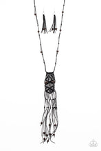 Load image into Gallery viewer, Paparazzi - Macrame Majesty - Black