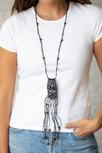 Load image into Gallery viewer, Paparazzi - Macrame Majesty - Black
