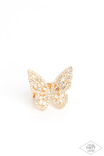 Load image into Gallery viewer, Paparazzi - Flauntable Flutter - Gold
