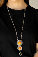 Load image into Gallery viewer, Paparazzi Accessories - Abstract Artistry - Orange Lanyard