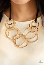 Load image into Gallery viewer, Paparazzi Accessories - Spiraling Out of COUTURE - Gold