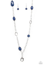 Load image into Gallery viewer, Paparazzi Accessories - Barcelona Bash - Blue Lanyard