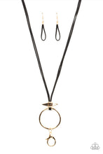 Load image into Gallery viewer, Paparazzi Accessories - Noticeably Nomad - Gold Lanyard