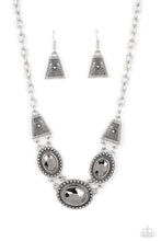Load image into Gallery viewer, Paparazzi - Textured TRAPEZOID - Silver