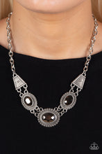 Load image into Gallery viewer, Paparazzi - Textured TRAPEZOID - Silver