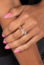 Load image into Gallery viewer, Paparazzi Accessories - Fetching Flutter - Rose Gold