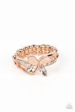 Load image into Gallery viewer, Paparazzi Accessories - Fetching Flutter - Rose Gold