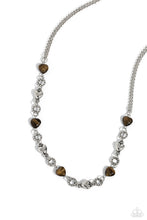 Load image into Gallery viewer, Paparazzi Accessories - My HEARTBEAT Will Go On - Brown