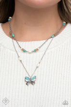 Load image into Gallery viewer, Paparazzi Accessories - Free-Spirited Flutter - Blue