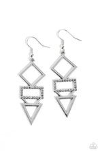 Load image into Gallery viewer, Paparazzi Accessories - Glamorously Geometric - Silver
